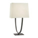 Brava 34" Two Light Table Lamp in Bronze Forged Iron
