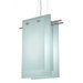 Suspended Glass B 2 Light Foyer Pendant