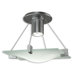 Handkerchief 1 Light Semi Flush Mount