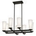 High Line 8 Light Square Pendant