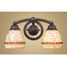 Roxana Vanity Light in Aged Bronze