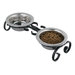 Small Classic Wrought Iron Dog Feeder