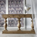 Melange 3 Pedestals Console Table