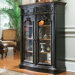 North Hampton Tall Display Cabinet in Black