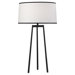 Shinto  Tripod Table Lamp in Wrought Iron