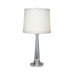 Lucidity Table Lamp in Acrylic with Silver Accents