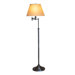 Kinetic  Swing Arm Floor Lamp in Deep Patina Bronze