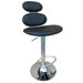 31" Swivel Barstool with Gas Lift in Black