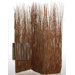 74" x 63" Adirondack Screen in Brown / White