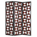 Navarro Screen with Brown and White Diamond Pattern