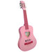Six Metal String Guitar in Pink