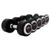 5 lbs - 25 lbs Rubber Round Dumbbell Set