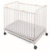 Chelsea Compact Steel Non-Folding Crib with Slatted Ends