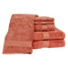 100% Supima Cotton 6-Piece Towel Set in Papaya