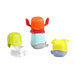 Creature Cups Interchangeable Bath Toy Cup Set in Multicolor