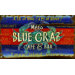 Blue Crab Vintage Sign