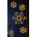 Pole Decoration Snowflake Cluster in Warm White
