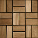 SAMPLE - Teak Interlocking Mosaic Deck Tiles