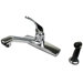 Single Handle Centerset Kitchen Faucet with Side Spray