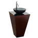 Esprit Pedestal Bathroom Vanity Set in Espresso