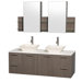 Amare 60" Double Bathroom Vanity Set