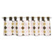 Prep School Pink Tab Top Window Valance