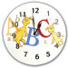 Dr Seuss ABC Wall Clock