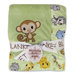 Chibi Zoo Monkey Framed Receiving Blanket