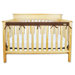 Long Fleece Crib Wrap Narrow Rail Cover in Brown