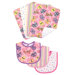 Lola Fox Bouquet  Bib and Burp Cloth Set