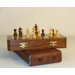 7" Folding Wood Magnetic Chess Set