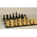 Ebony Chevalier on Black / Maple Chess Board