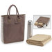 Coffee Blanket Tote in Brown