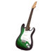 Electric Guitar with Gig Bag and Cable in Transparent Green
