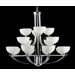 Ellipse 16 Light Chandelier