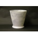 Waste Basket in White Marble