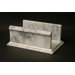 Towel Holder in White Marble