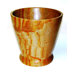 Waste Basket in Teakwood Marble