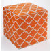 World Tangier Polypropylene Cube Ottoman