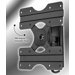 Full Motion Swivel LCD Wall Mount for 13" to 37" Screens in Hi-Gloss Black