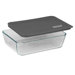 No Leak Lids Rectangular Storage / Baking Dish with Six Cup Capacity