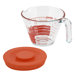 Two-Cup Measuring Cup with Plastic Cover