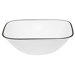 Simple Lines Square 22 Oz Soup / Cereal Bowl