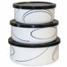 Simple Lines 6 Piece Bowl Set 