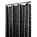 Bubbles On A String Shower Curtain in Black / White