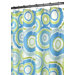 Groovy Circles Shower Curtain in Pop Blueberry
