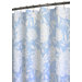 Peony Shower Curtain in Sky / White