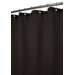 Dorset Solid Shower Curtain in Black