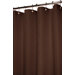 Dorset Solid Shower Curtain in Coffeebean