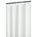 Dorset Solid Shower Curtain in White